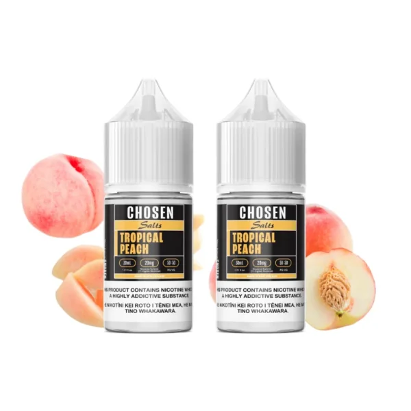 Chosen-Salts-30ml-Tropical-Peach-1.webp Chosen リキッド 30ml - Tropical Peach (南国の桃) | VapePenZone Japan
