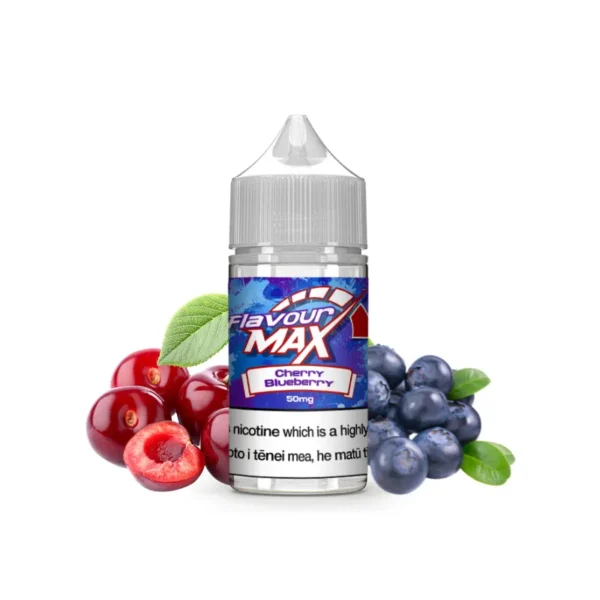 Flavour-Max-30ml-cherry-blackberry.webp FlavourMax Salts リキッド 30ml - Cherry Blueberry(チェリーブルーベリー) | VapePenZone Japan