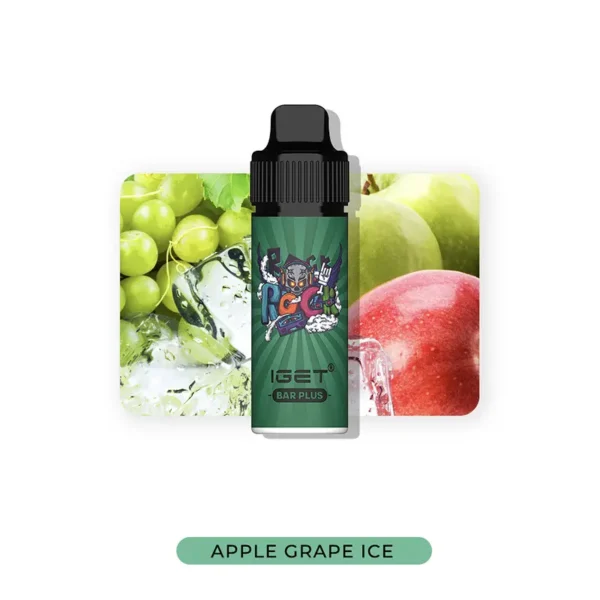 apple grape ice IGET Bar Plus 6000 puffs vape kit apple grape ice IGET Bar Plus 6000 puffs vape kit