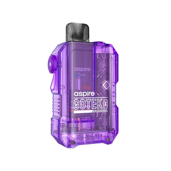 aspire-gotek-x-pod-kit-translucent-violet ラベンダー(Violet)-Aspire GoTek X スターターキット