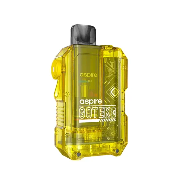 aspire-gotek-x-pod-kit-translucent-yellow イエロー(Yellow)-Aspire GoTek X スターターキット