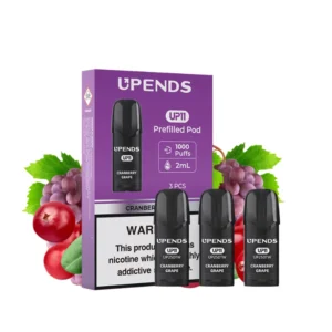 UPENDS UP11 Pod 3本パック Vuse対応 - クランベリーグレープ（Cranberry Grape）