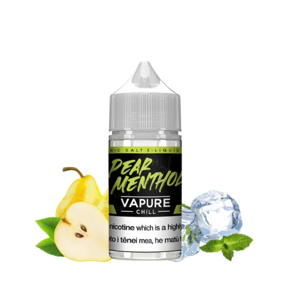 vapure-salts-e-liquid-30ml-pear-menthol.webp Vapure Salts ベイプジュース 30ml – ペアーメンソール(Pear Menthol) | VapePenZone Japan