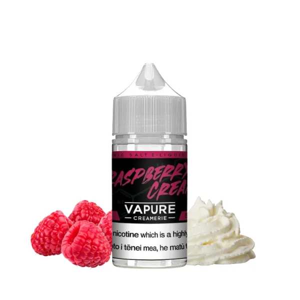 vapure-salts-e-liquid-30ml-raspberry-cream.webp Vapure Salts ベイプジュース 30ml – ラズベリークリーム(Raspberry Cream) | VapePenZone Japan