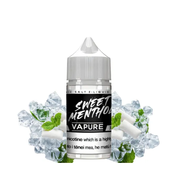 vapure-salts-e-liquid-30ml-sweet-menthol.webp Vapure Salts ベイプジュース 30ml – スイートメンソール(Sweet Menthol) | VapePenZone Japan
